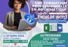 Saglotis Corporation organise une formation avancée en Excel et Word