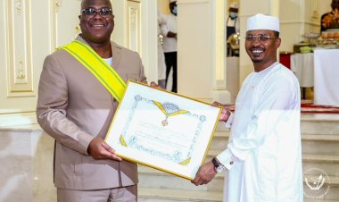 Tchad : Félix Tshisekedi élevé à la dignité de Grand Croix dans l'Ordre National