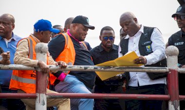 Kinshasa - Opération coup de poing : de Limete à Kitambo, Daniel Bumba supervise les travaux 