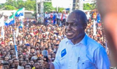 L’opposant Martin Fayulu en meeting ce 31 août à place Sainte Thérèse 