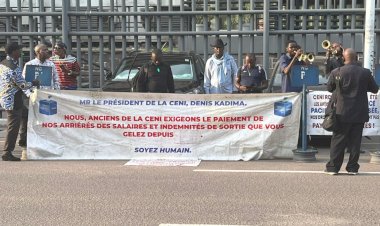 CENI: les anciens agents réclament 21 mois d'arriérés de salaires et 6 mois d'indemnités de sortie
