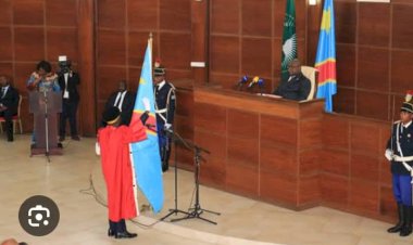 Justice : Rose Mutombo Kiese, Ancienne Ministre de la Justice et ses collègues prêtent serment devant le Chef de l'Etat pour ses nouvelles fonctions